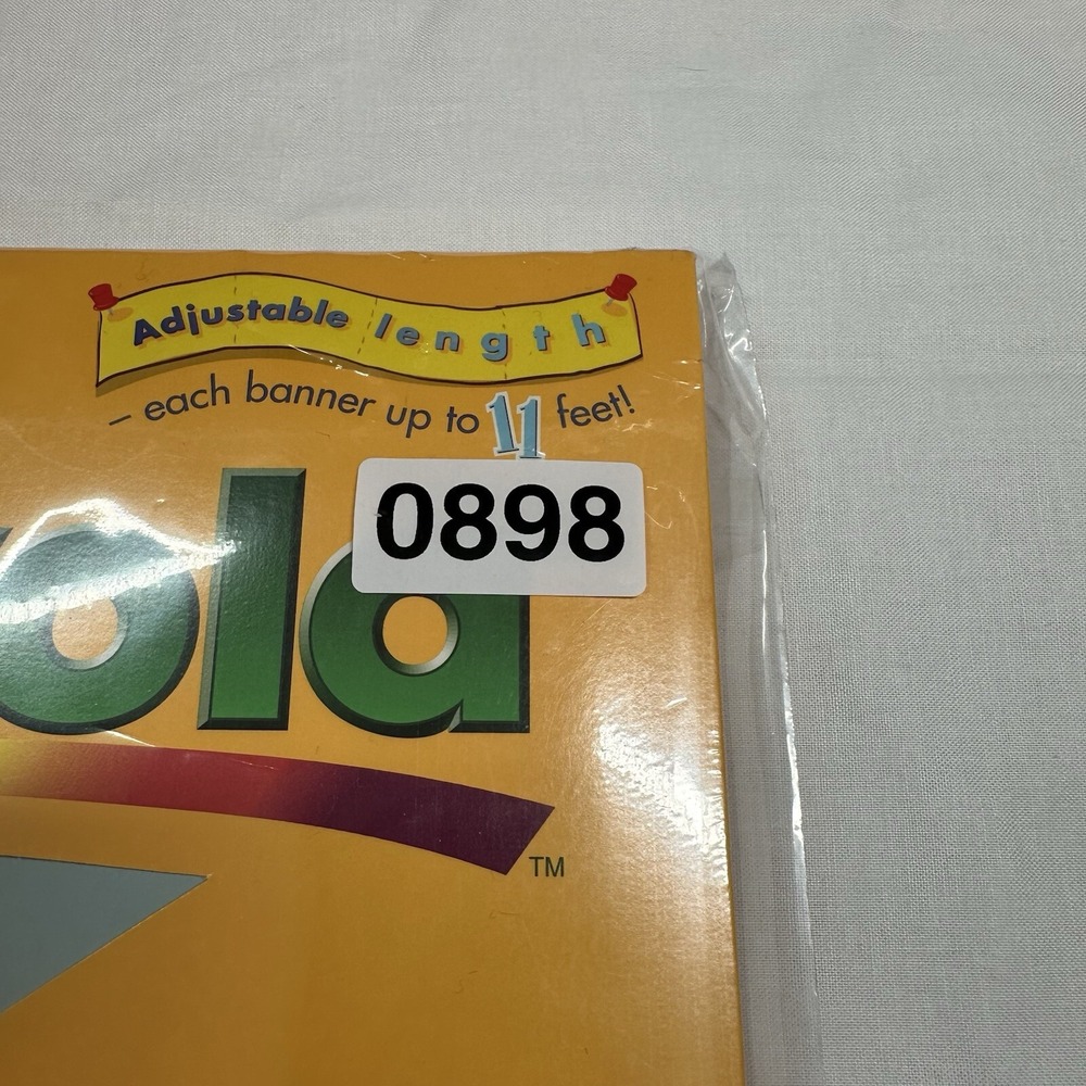 Crayola Colorful Banner Paper LOT OF 3 Colorful Banners New Sealed Classic - Picture 5 of 5